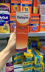  siro ho Delsym Nighttime Cough (loại Maximum Strength) dung tích 6 fl oz (tương đương 180ml)
