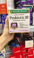  hệ tiêu hóa và đường ruột Nature’s Bounty Probiotic 10 70 viên