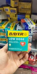 giảm đau và ngăn ngừa nhồi máu cơ tim Bayer Low Dose Aspirin 81mg 365 viên