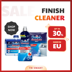 Bộ 3 Muối - Bóng - Dung Dịch Vệ Sinh FINISH Dùng Cho Máy Rửa Bát