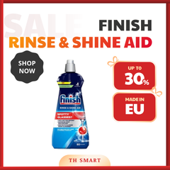 Bộ 3 Muối - Bóng - Dung Dịch Vệ Sinh FINISH Dùng Cho Máy Rửa Bát