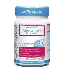 [Nhập khẩu] Life Space Women's Microflora Probiotic Men Vi Sinh Phụ Khoa Cho Nữ (60 viên)