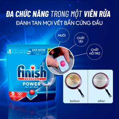 Viên Rửa Bát FINISH All In 1 Túi 100 viên
