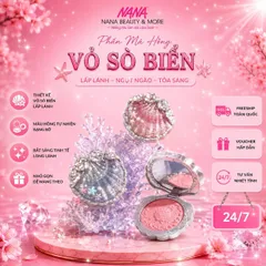 Phấn Má Hồng Flower Knows Shell Jewel Collection Silk Satin Blush 5G - Nana Shop