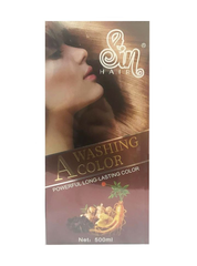 Dầu Gội Phủ Bạc Nhuộm Nâu Tóc Sin Hair Argan Oil 500ml Date Xa