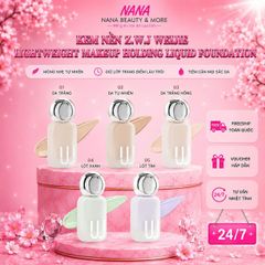 Kem Nền Weijie Lightweight Makeup Kiềm Dầu, Lâu Trôi, Nâng Tone 30g - Nana Shop
