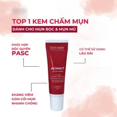 (Hàng CTY) Kem Chấm Mụn Biotrade Acnaut Active Cream 1̀5ML - Nana Shop