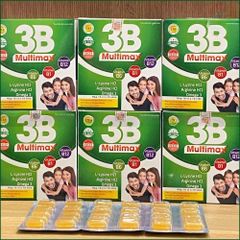 1 HỘP 3B MULTIMAX – VIÊN UỐNG BỔ SUNG VITAMIN NHÓM B, HỖ TRỢ BỒI BỔ CƠ THỂ, GIẢM MỆT MỎI, TĂNG CƯỜNG SỨC KHỎE – HỘP 100 VIÊN.