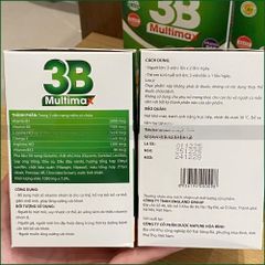 1 HỘP 3B MULTIMAX – VIÊN UỐNG BỔ SUNG VITAMIN NHÓM B, HỖ TRỢ BỒI BỔ CƠ THỂ, GIẢM MỆT MỎI, TĂNG CƯỜNG SỨC KHỎE – HỘP 100 VIÊN.