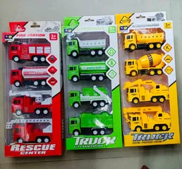 Bộ 4 chiếc xe ô tô đồ chơi trẻ em gồm 3 phân loại 818-1D 828-1D 838-1D