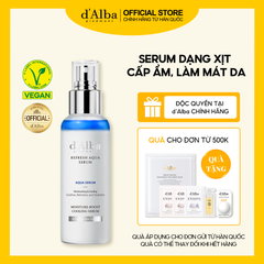 Serum dạng xịt cấp ẩm, làm mát da d'Alba Refresh Aqua Serum 100ml Hàn Quốc Chính Hãng