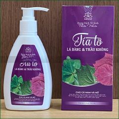 1 HỘP DUNG DỊCH VỆ SINH PHỤ NỮ TÍA TÔ LÁ BÀNG TRẦU KHÔNG PQ NATURAL – LÀM SẠCH DỊU NHẸ, KHÁNG KHUẨN, KHỬ MÙI, DUY TRÌ ĐỘ CÂN BẰNG VÙNG KÍN