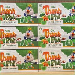 1 CHAI SIRO THANH PHẾ AC MẬT ONG GỪNG HÚNG CHANH – HỖ TRỢ GIẢM HO, GIẢM ĐỜM, GIẢM ĐAU RÁT HỌNG, VIÊM HỌNG, VIÊM PHẾ QUẢN – HỘP 20 ỐNG x 10ML.