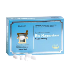 [Nhập khẩu] PHARMA NORD Bio Magnesium 200mg bổ sung magie (Hộp 60v)
