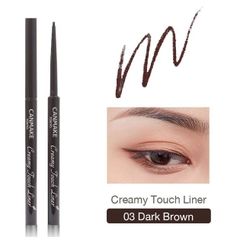 Chì Kẻ Mắt Canmake Creamy Touch Liner Siêu Mảnh Lâu Trôi Chống Nước Nhật Bản