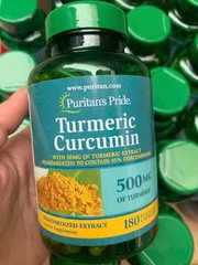Thực phẩm chức năng Tinh chất nghệ vàng Curcumin Puritan Pride 180 viên của Mỹ