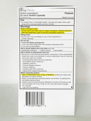 Viên uống giảm cân Alli Orlistat 60mg Capsules Weight Loss Aid 60 viên