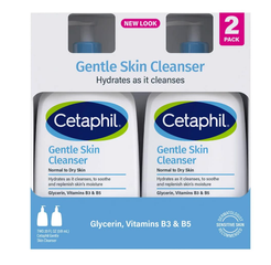 Bộ sản phẩm sữa rửa mặt Cetaphil Gentle Skin Cleanser 591ml 