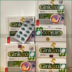 1 HỘP VIÊN UỐNG HOẠT HUYẾT DƯỠNG NÃO GINKGO BILOBA EXTRACT GIÚP TUẦN HOÀN VÀ LƯU THÔNG MÁU NÃO, LÀM GIẢM TRIỆUU CHỨNGG ĐAU ĐẦU, HOA MẮT, CHÓNG MẶT, MẤT NGỦ, HỘI CHỨNG TIỀN ĐÌNH