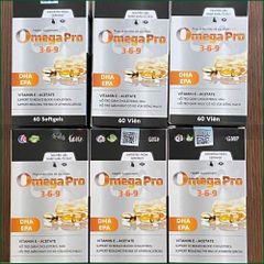 1 HỘP OMEGA PRO 3-6-9 – VIÊN UỐNG DẦU CÁ HỖ TRỢ GIẢM CHOLESTEROL MÁU, GIẢM NGUY CƠ XƠ VỮA ĐỘNG MẠCH, CẢI THIỆN THỊ LỰC – HỘP 60 VIÊN.
