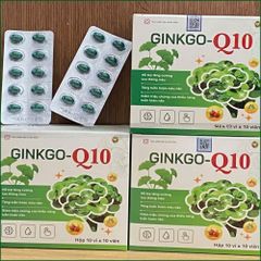 1 HỘP GINKGO-Q10 – VIÊN UỐNG HỖ TRỢ TĂNG CƯỜNG LƯU THÔNG MÁU NÃO, GIẢM ĐAU ĐẦU, CHÓNG MẶT, SUY GIẢM TRÍ NHỚ – HỘP 30 VIÊN. THỰC PHẨM BẢO VỆ SỨC KHỎE CHÍNH HÃNG VINAPHAR.