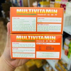 Multivitamin cung cấp 4 vitamin nhóm B - hộp 100 viên