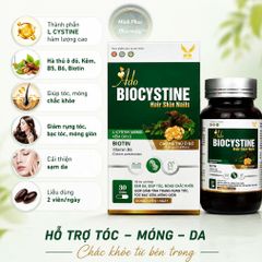 Viên uống BIOCYSTINE - dày tóc, đẹp da, chắc móng 30 viên
