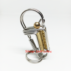 móc khóa mỹ nghệ mô hình chim cánh cụt sức bật lò xo MS002