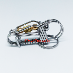 móc khóa mỹ nghệ mô hình chim cánh cụt tâm hướng phật MS009