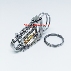 móc khóa mỹ nghệ mô hình chim cánh cụt tâm hướng phật MS009