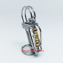 móc khóa mỹ nghệ mô hình chim cánh cụt tâm hướng phật MS009
