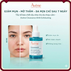 Tinh Chất Dưỡng Da Avene Cleanance AHA Exfoliating Serum 30ml NK chính hãng