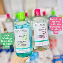 Nước Tẩy Trang Bioderma H2O 500ml - Sạch Dịu Nhẹ, Micro Cleansing Cho Da Nhạy Cảm, Dưỡng Ẩm Tự Nhiên 754003