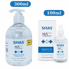 Serum cấp nước SMAS HA Plus Hyaluronic Acid Premium Ampoule [hàng nhập khẩu]