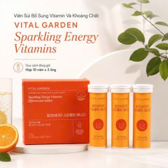Viên Sủi Bổ Sung Vitamin Và Khoáng Chất Vital Garden Sparkling Energy Vitamins