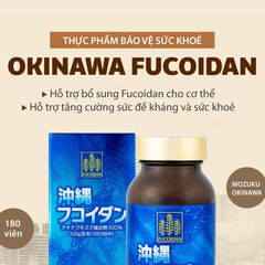 Tảo nâu Okinawa Fucoidan Japan 180 viên
