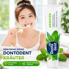 Kem đánh răng Dontodent 125ml chăm sóc răng miệng nội địa Đức