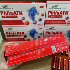 1 HỘP  PHILA ATK – BỔ SUNG VITAMIN B9, LYSINE, THYMOMODULIN HỖ TRỢ TĂNG SỨC ĐỀ KHÁNG, GIÚP ĂN NGON MIỆNG HỘP 20 ỐNG x 10ml