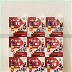 1 HỘP VITAMIN 3B & BETA GLUCAN - BỔ SUNG VITAMIN NHÓM B, TĂNG CƯỜNG SỨC KHỎE, HỖ TRỢ GIẢM THIẾU HỤT VITAMIN B - HỘP 10 VỈ X 10 VIÊN