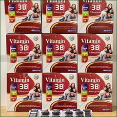 1 HỘP VITAMIN 3B & BETA GLUCAN - BỔ SUNG VITAMIN NHÓM B, TĂNG CƯỜNG SỨC KHỎE, HỖ TRỢ GIẢM THIẾU HỤT VITAMIN B - HỘP 10 VỈ X 10 VIÊN