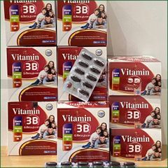 1 HỘP VITAMIN 3B & BETA GLUCAN - BỔ SUNG VITAMIN NHÓM B, TĂNG CƯỜNG SỨC KHỎE, HỖ TRỢ GIẢM THIẾU HỤT VITAMIN B - HỘP 10 VỈ X 10 VIÊN
