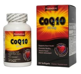 [Nhập khẩu] Pharmekal CoQ10 30mg - Viên uống hỗ trợ sức khỏe tim mạch, giảm cholesterol máu (30 viên)