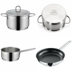Bộ nồi Silit Diamant 7 món inox 18/10 dùng cho bếp từ nội địa Đức