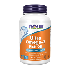 Dầu cá Omega-3 Now Ultra Omega 3-D Fish Oil 90 viên (Fish Gelatin) NK chính ngạch