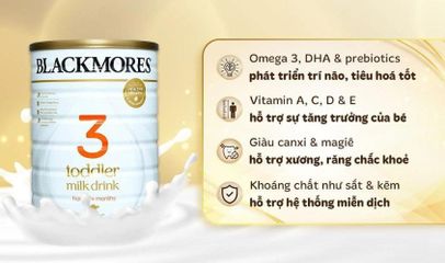 Sữa Blackmores số 3 Toodler Milk Drink 900g Úc cho trẻ 12 tháng tuổi