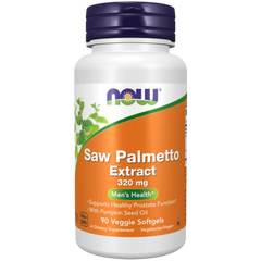 Viên uống hỗ trợ tuyến tiền liệt Now Saw Palmetto Extract 320mg 90 viên Nk chính ngạch