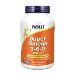 Dầu cá Now Super Omega 3-6-9 1200mg 180 Viên NK Chính ngạch