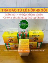 [1 HỘP] Trà Giảm Cân Bảo Tú Lệ Bioslim - Hộp 40 Túi Lọc Hỗ Trợ Sức Khỏe Chính Hãng Từ Thụy Sỹ, Kiểm Tra Tem Mã