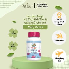 TPBVSK Kẹo dẻo Mary Ruths Kids Magnesium Calm Gummies, Hỗ Trợ Bình Tĩnh & Giấc Ngủ Cho Trẻ 60 Viên