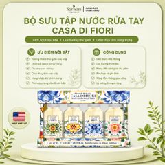 Nước Rửa Tay Casa Di Fiori Hand Soap Collection Mỹ Chai Thủy Tinh 4 Mùi Hương